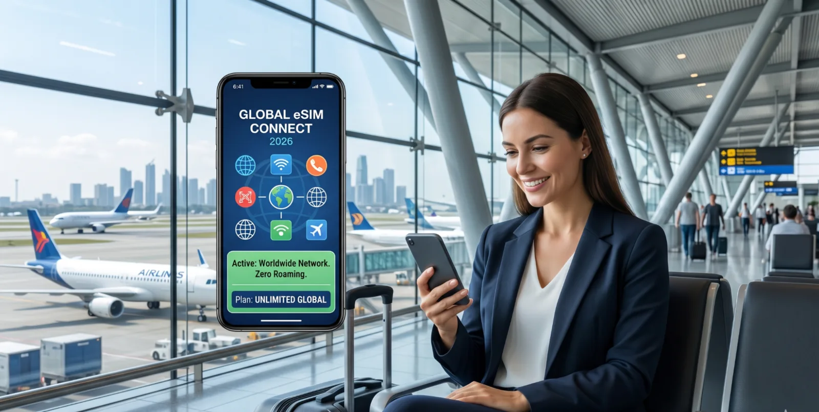 Modern business communication setup for remote work and travel in 2026