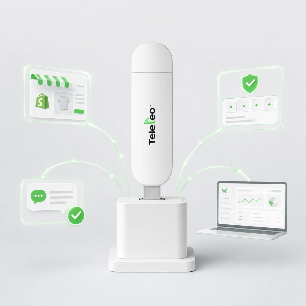 Teleleo modem at home connecting your business communications worldwide